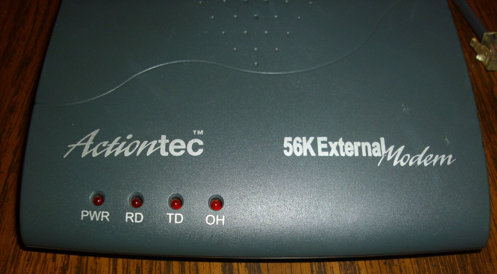 Action Tec 56K External Modem – EX560LKA with Disc , Phone & Power cords-Works