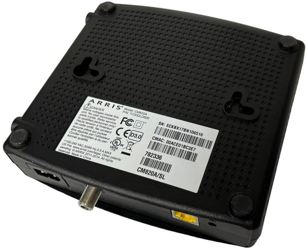 Arris CM820A TC00DLD820 CM820A/NA DOCSIS 3.0 Cable Modem – w/ WARRANTY!!