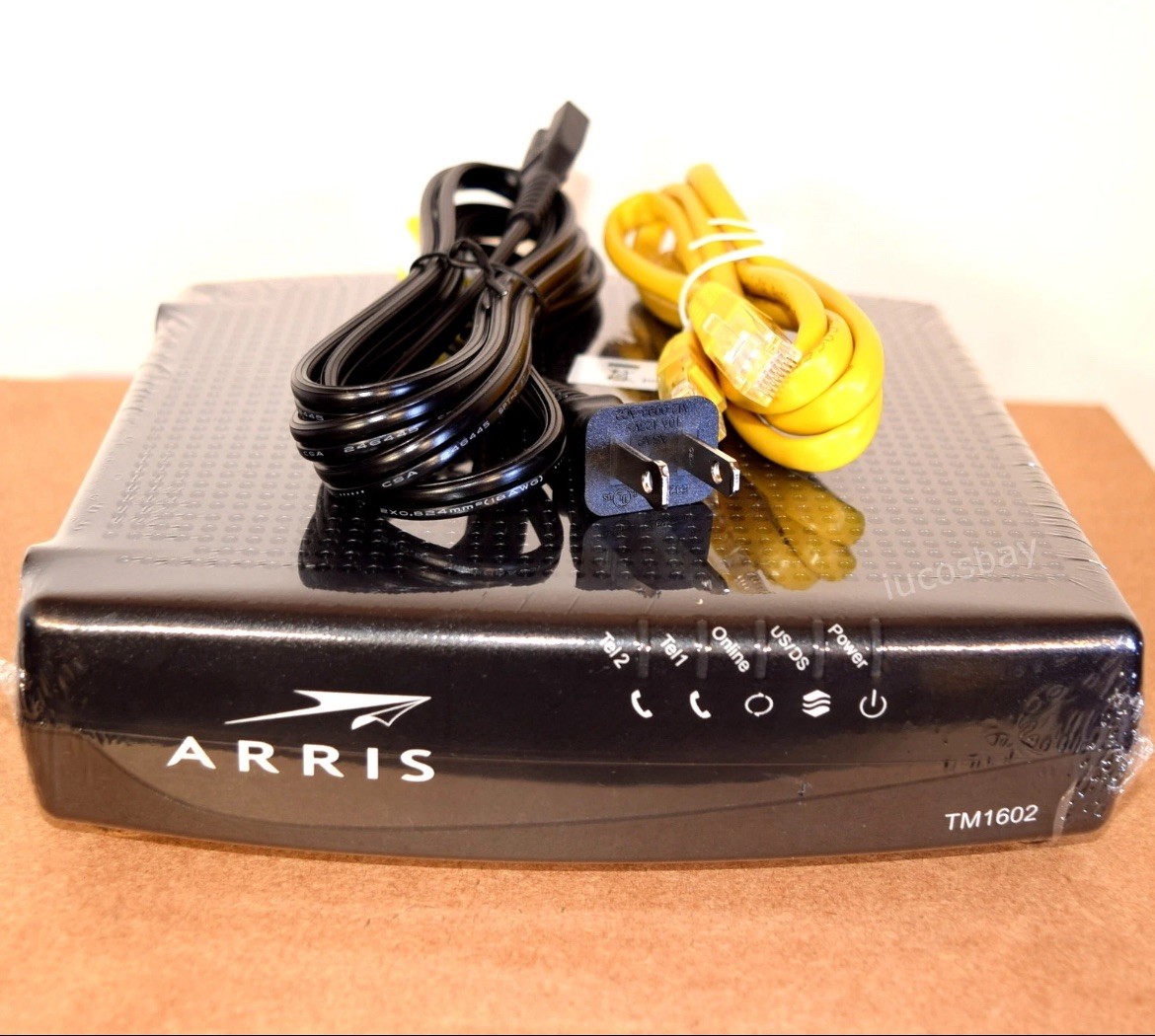 Arris TM1602A Docsis 3.0 Telephony Cable Modem for Charter Optimum Cablevision