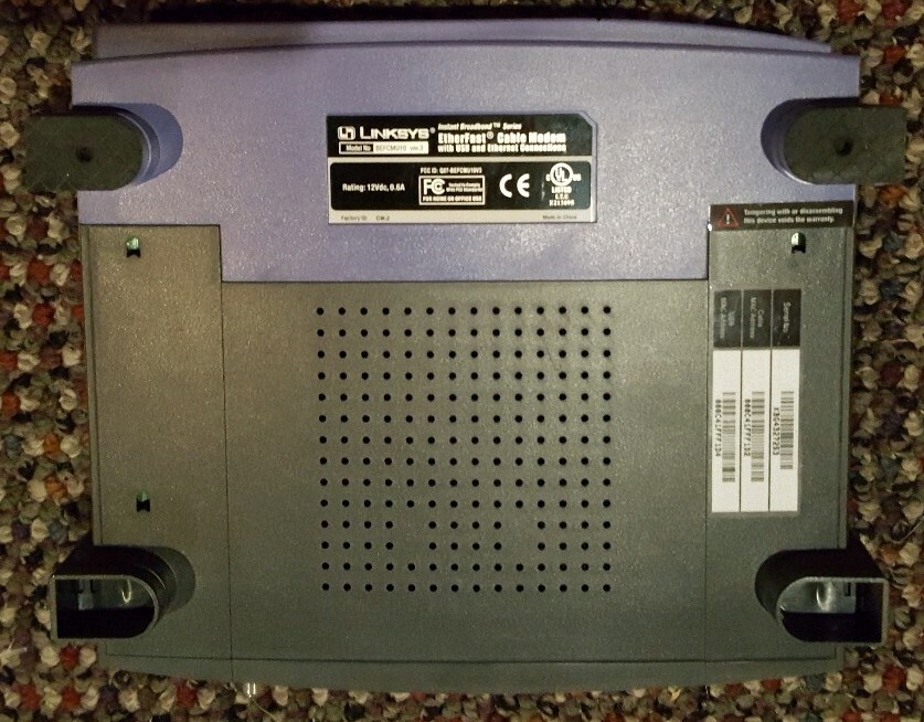 Linksys Cable Modem Model BEFCMU10