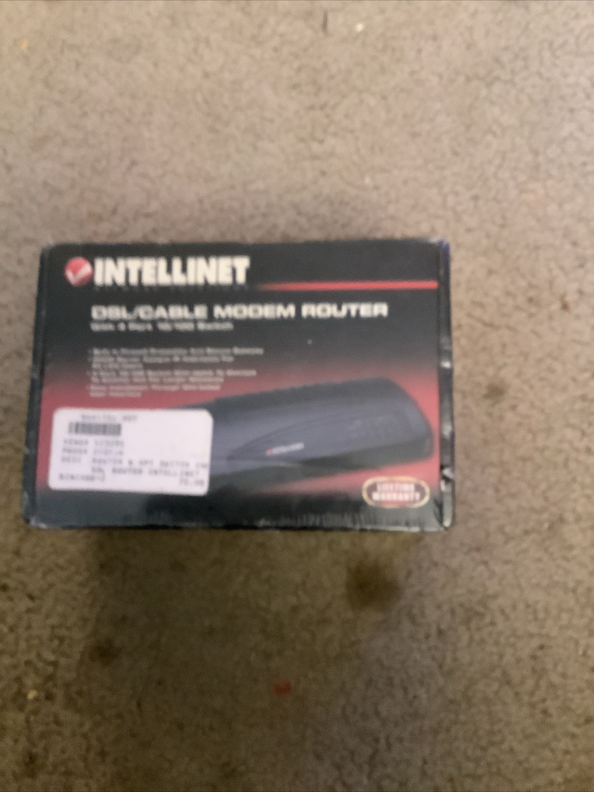 Intellinet DSL/Cable Modem Broadband Router 4 Port 10/100 Switch Rev 1.01 520454