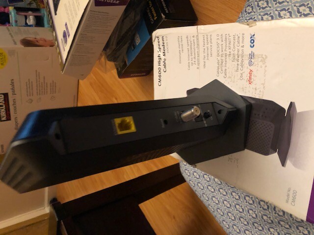 NETGEAR CM600 HIGH SPEED CABLE MODEM DOCSIS 3.0 XFINITY SUPPORT