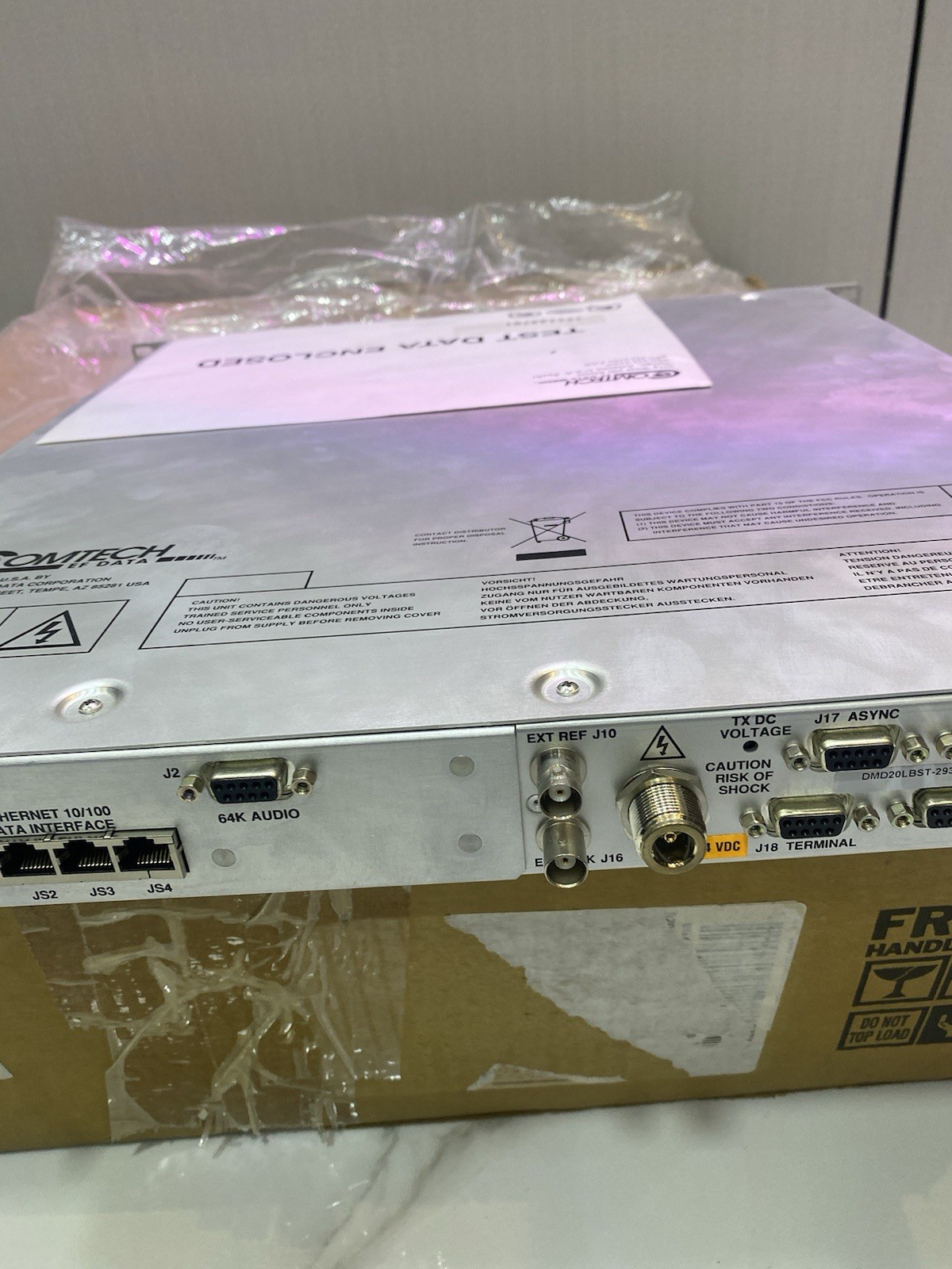 COMTECH EF DATA RADYNE DMD20 L-Band SATELLITE MODEM DMD20LBST0-227