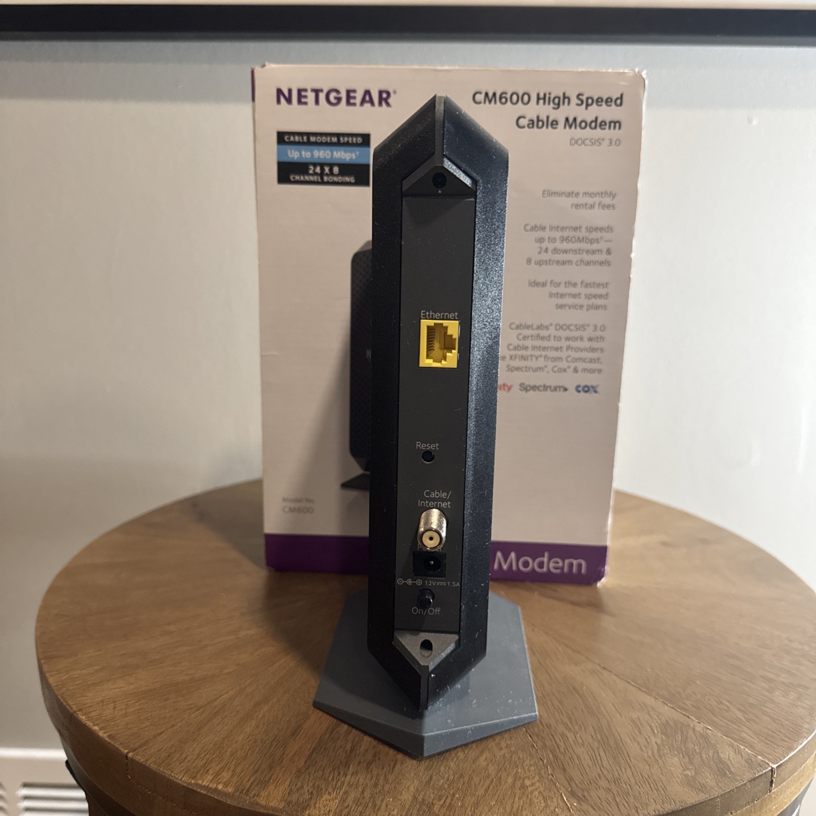 NETGEAR CM600 HIGH SPEED CABLE MODEM DOCSIS 3.0