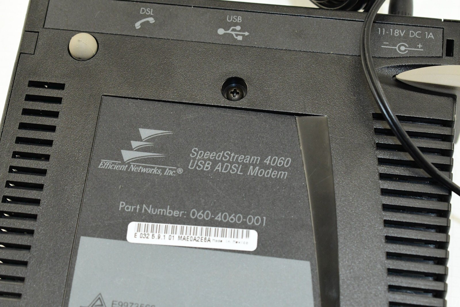 Speed Stream 4060 External USB ADSL Modem 060-4060-001 Efficient Networks