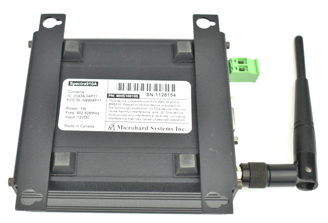 Microhard Spectra 910A 900MHz Wireless Data Radio Modem 1W 902-928MHz 12VDC