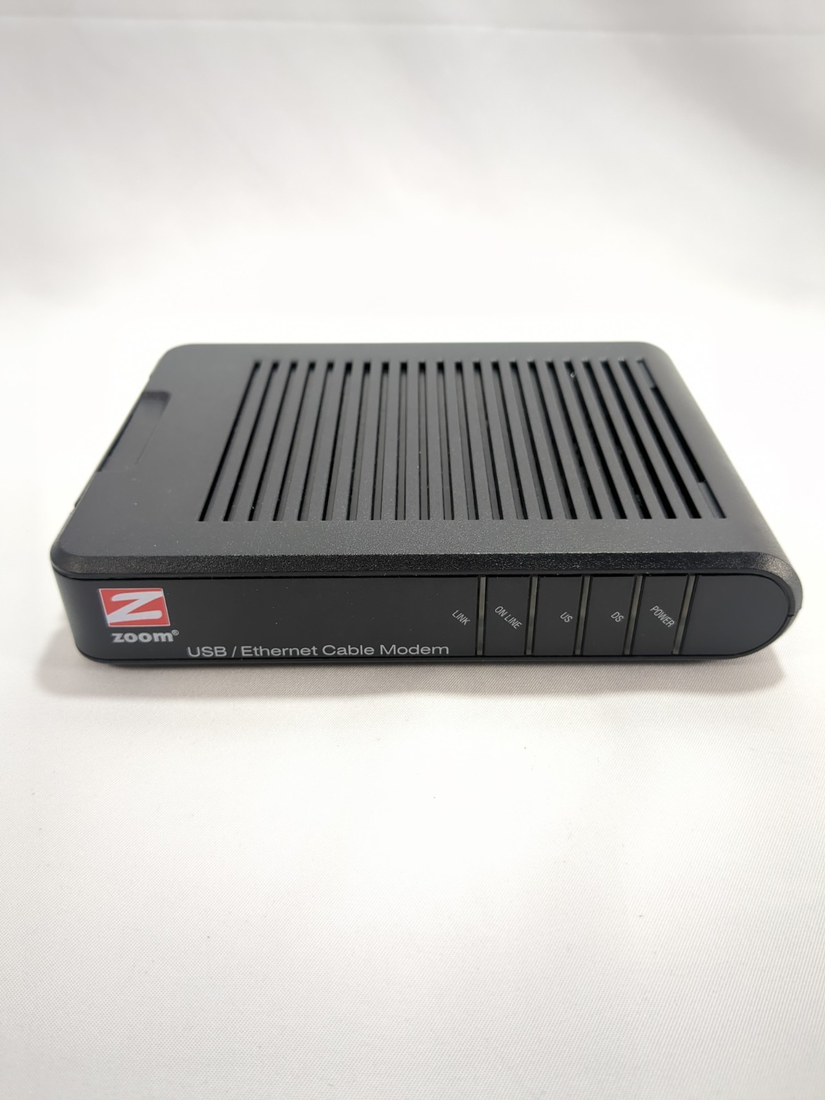 Zoom Cable Modem Model 5241 Ethernet USB External 42 Mbps Tested