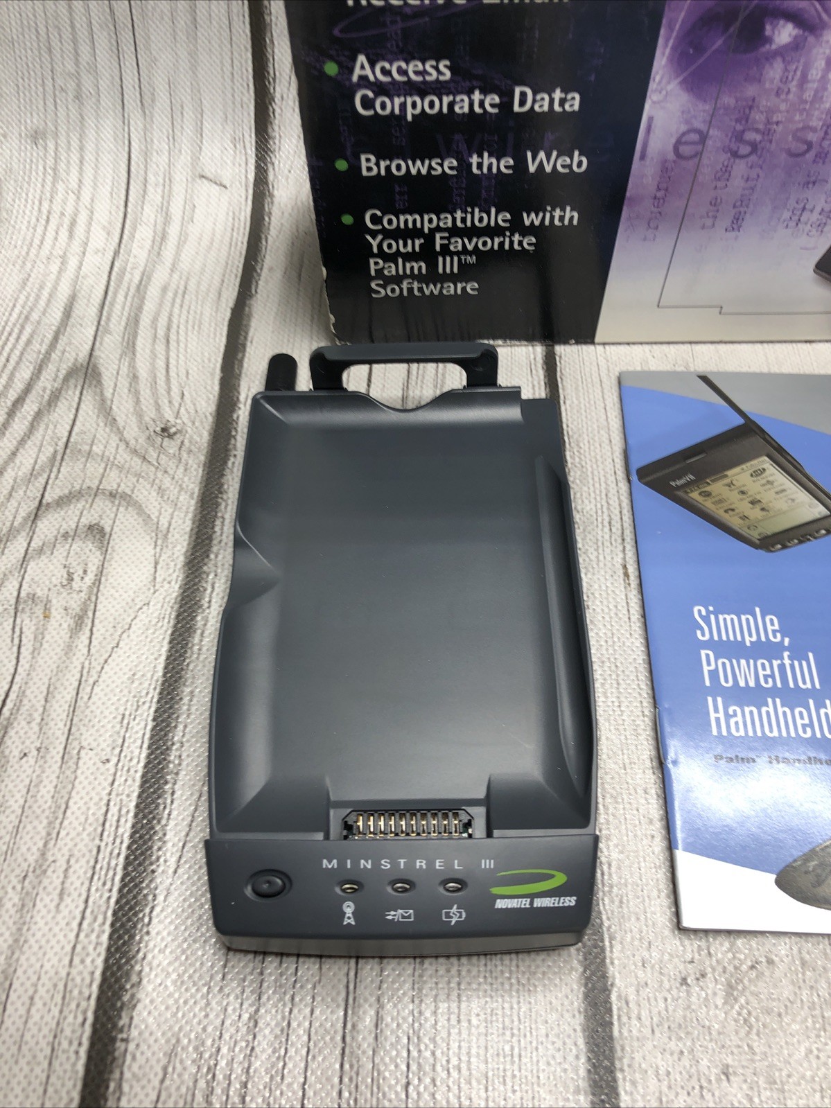 Vintage Novatel Wireless Minstrel II ACCESSORIES ONLY
