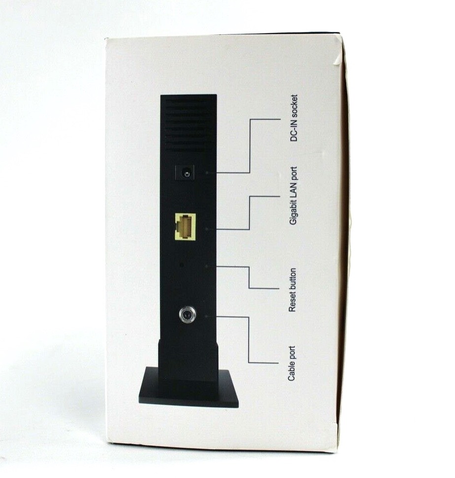 Asus CM-16 DOCSIS 3.0 Cable Modem Gigabit LAN 686Mbps w Power Cord & Ethernet