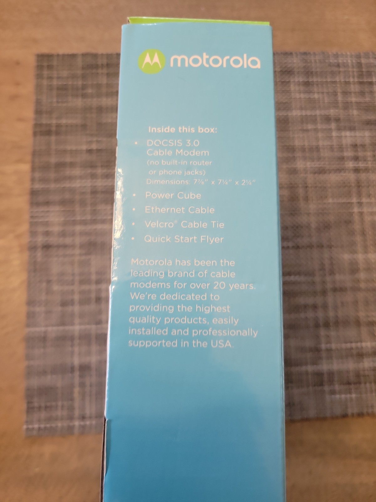 MOTOROLA 24×8 Cable Modem MB7621 1000+ MBPS Xfinity Cox Open Box