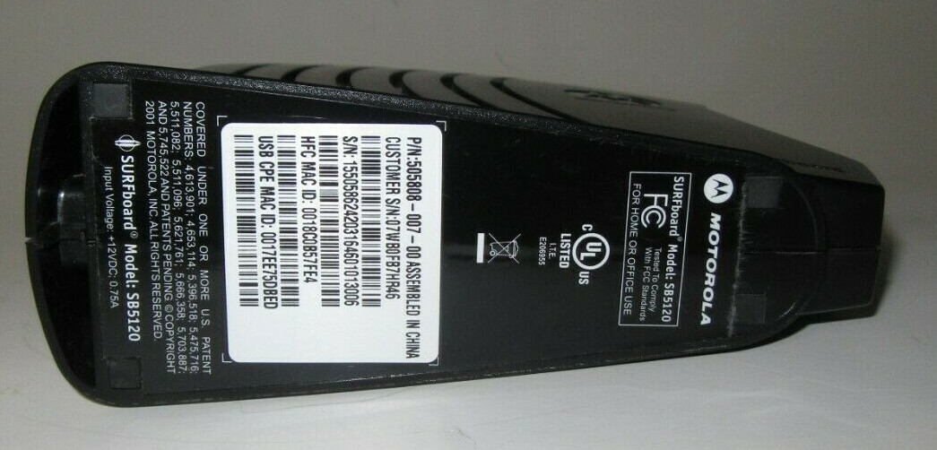 Motorola SURFboard SB5120 (505808-007-00) Cable Modem ONLY