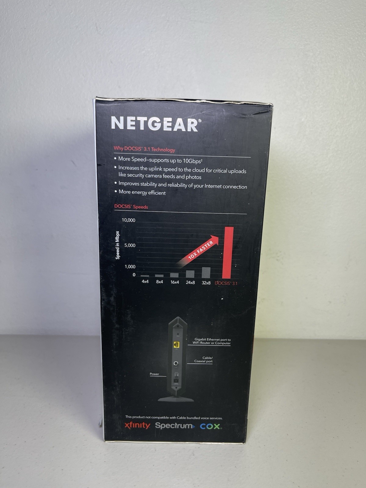 NETGEAR CM1000 DOCSIS 3.1 Up To 1Gbps Cable Modem CM1000-100NAS