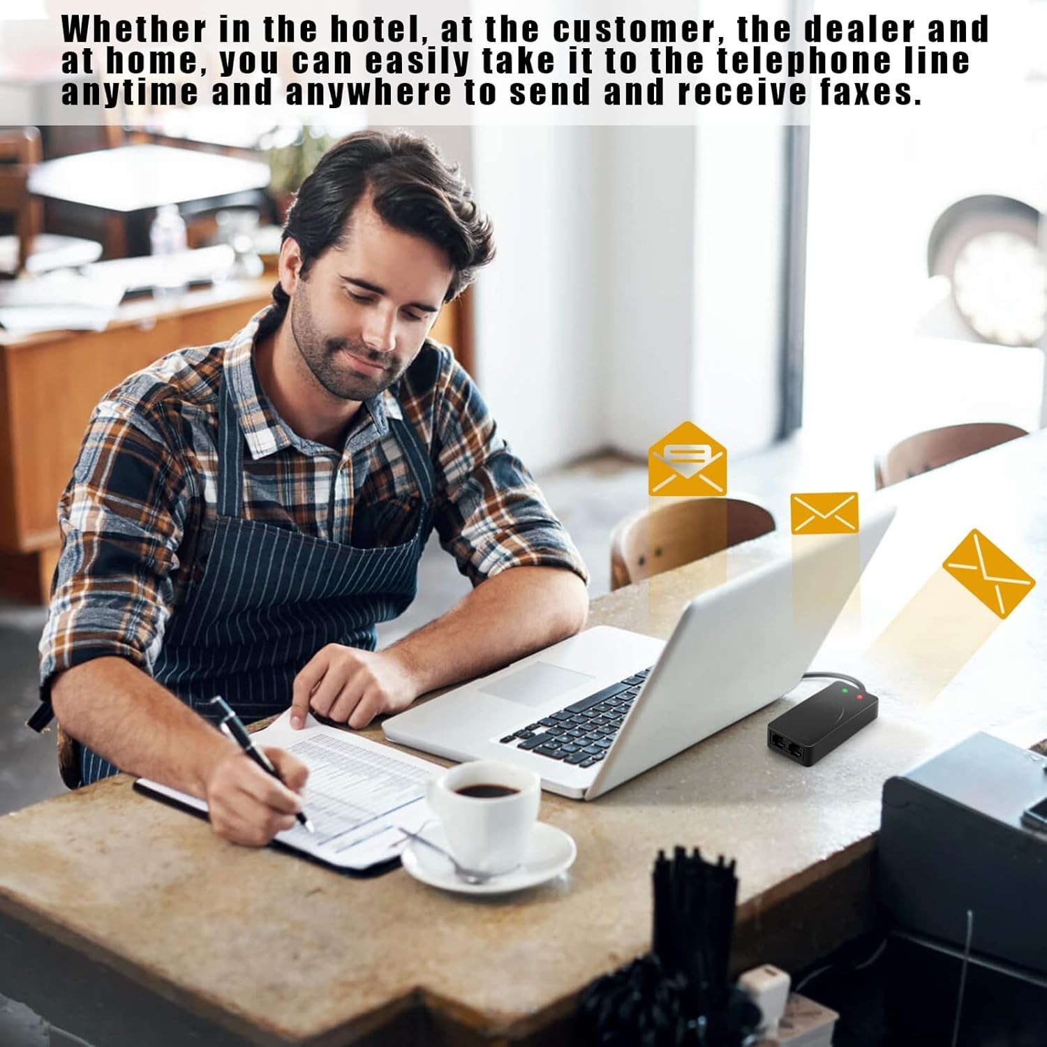 56K USB 2.0 3-in-1 Fax, Data & Voice Modem – Reliable Communication Solution