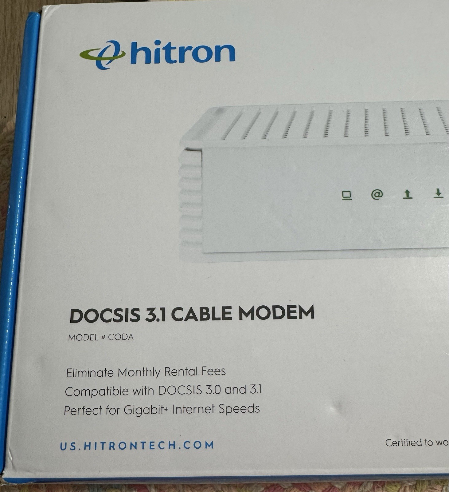 Hitron Coda -S12 DOCSIS 3.1 Modem