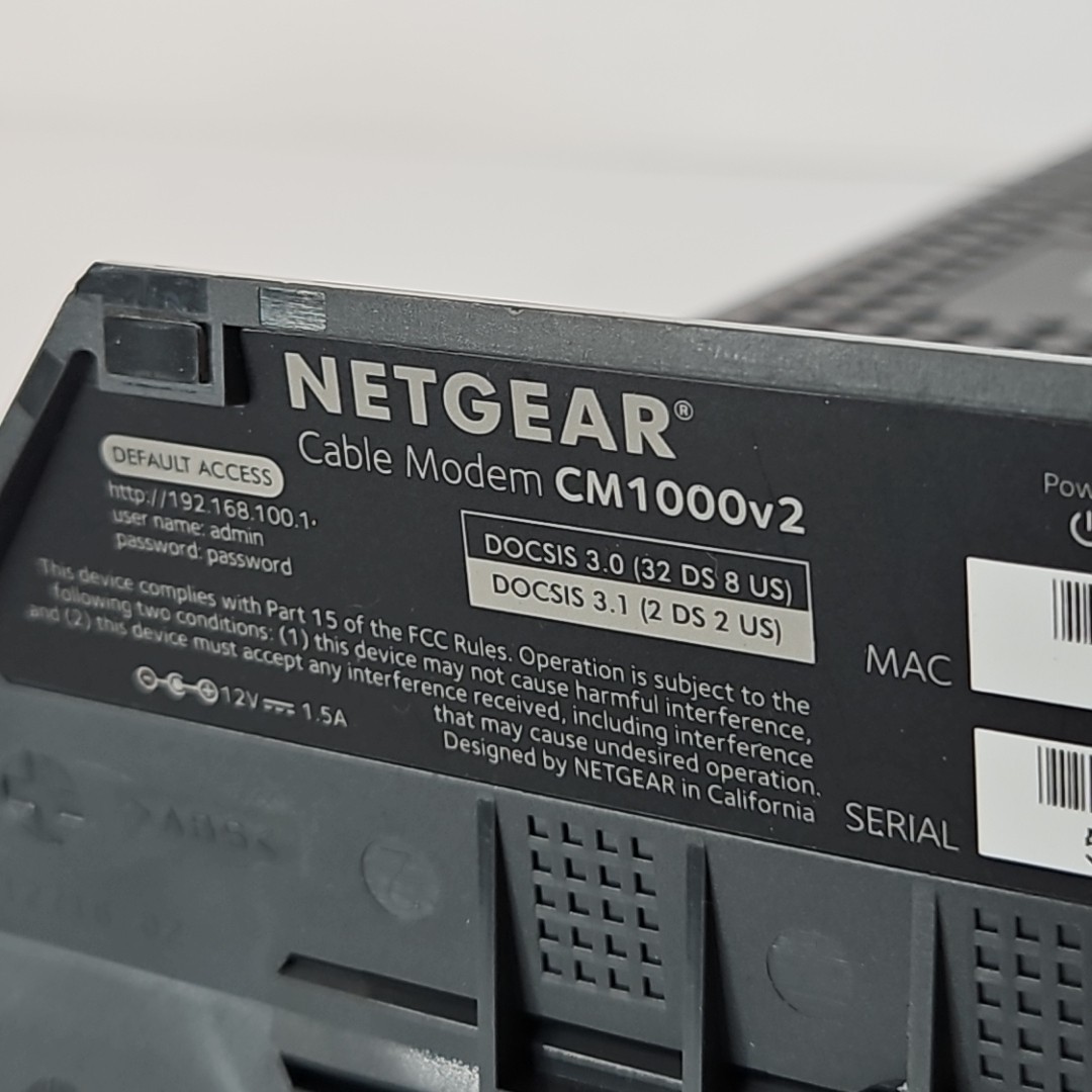 Netgear Ultra High Speed DOCSIS® 3.1 Cable Modem (CM1000)