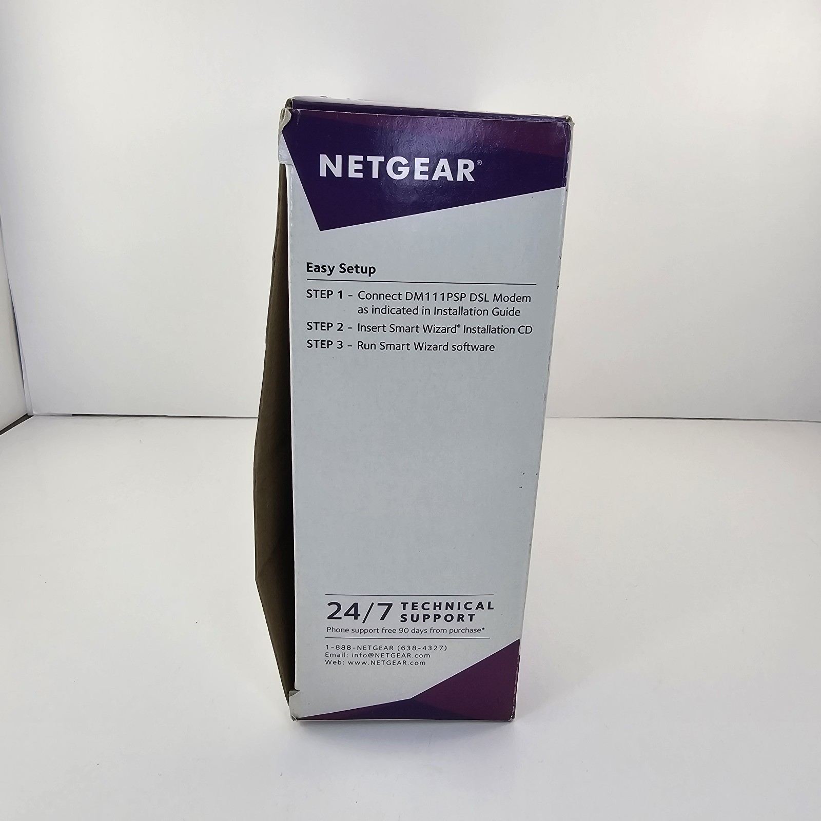 Netgear DM111PSP-100NAS ADSL2+ Wired Modem Single Ethernet Port, DSL Broadband
