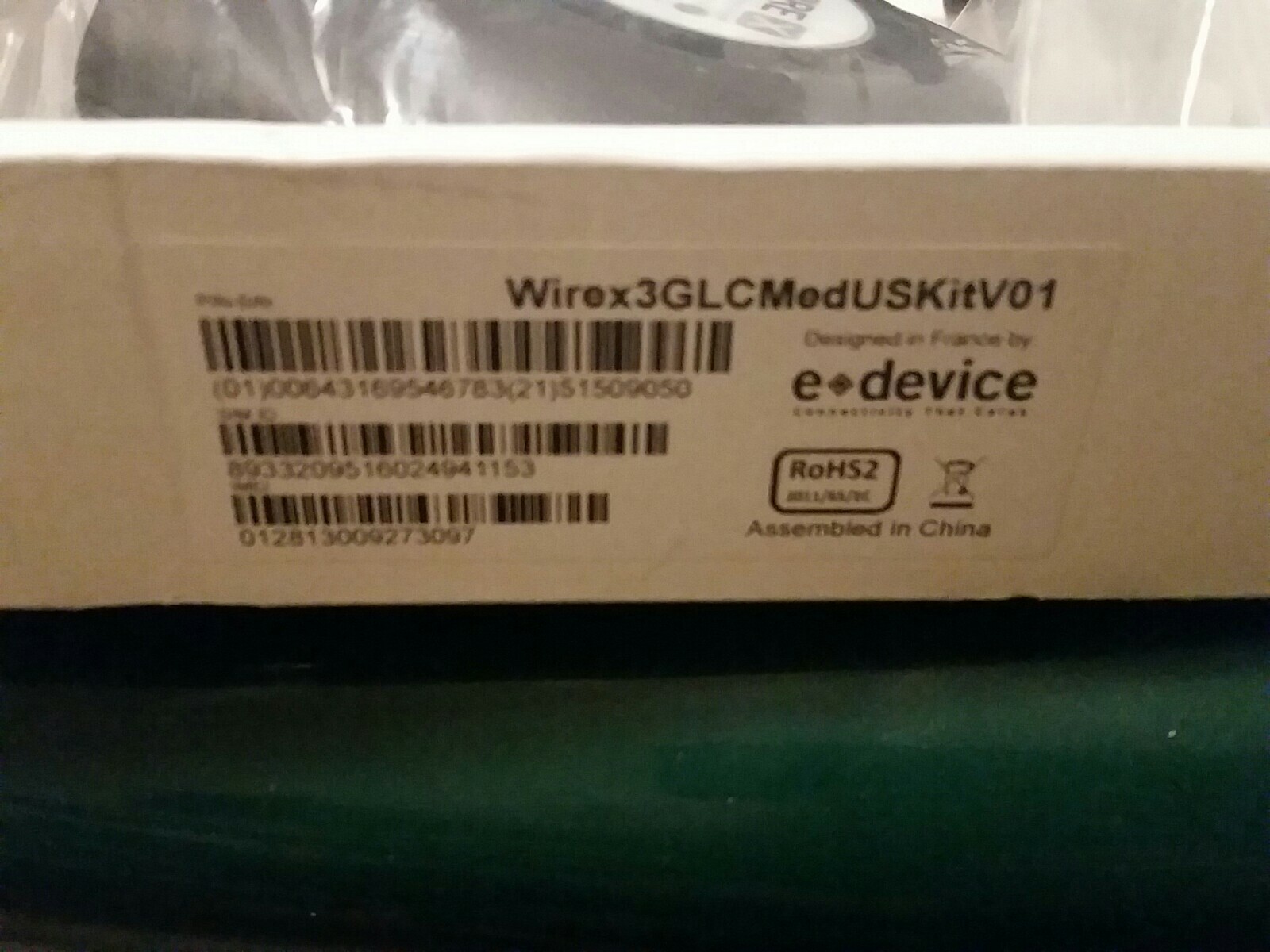 Medtronic Wire X Analog to Wireless Converter Wirex3GLCMedUSKitV01 W/Power Cord