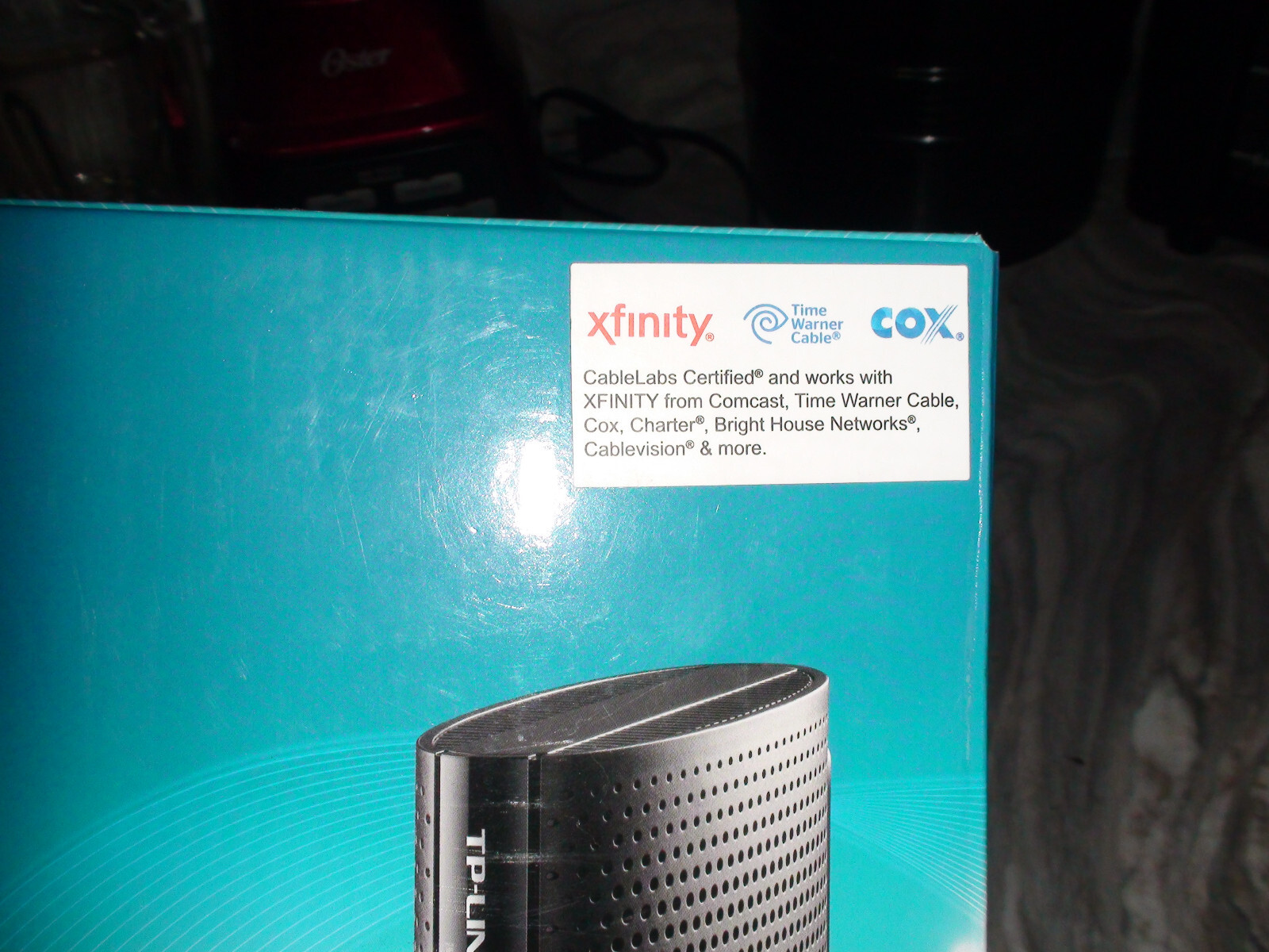 TPLink TC7610 DOCSIS 3.0 Cable Modem new/open box 10ft ethernet,install guide