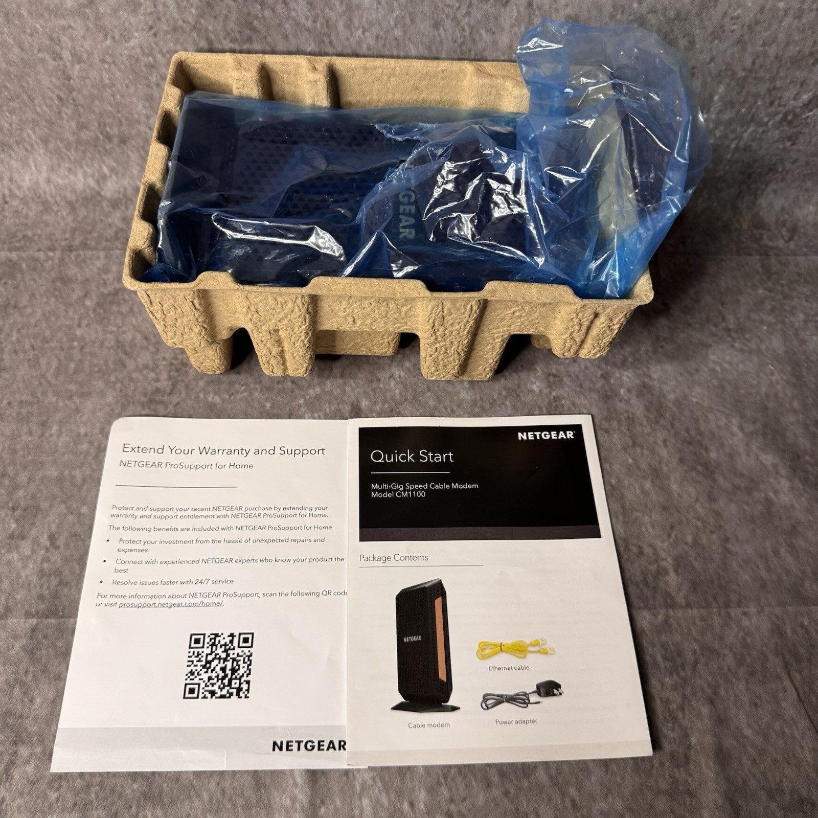 Netgear Nighthawk CM1100 Cable Modem DOCSIS 3.1 Multi-Gig SpeedModem