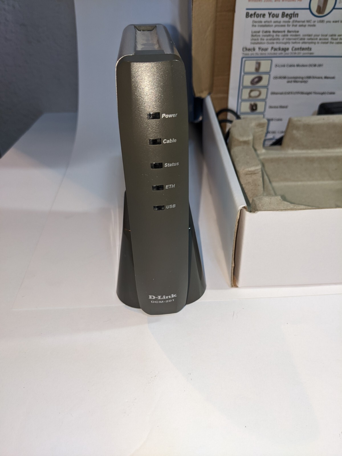 D-Link DCM 201 (DCM-201) 38 Mbps High Speed Cable Modem