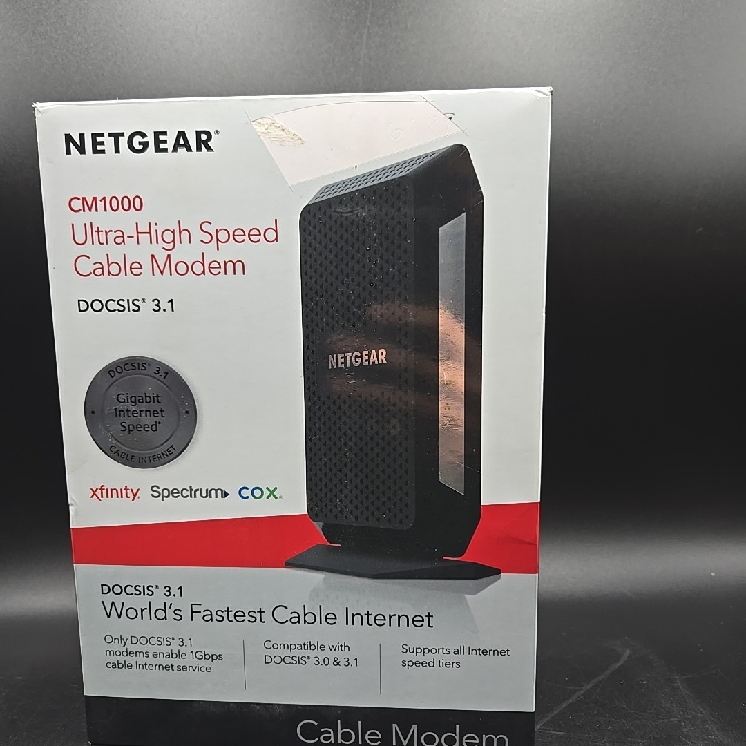 NETGEAR CM1000 DOCSIS 3.1 Ultra High Speed Cable Modem 1 Gbs