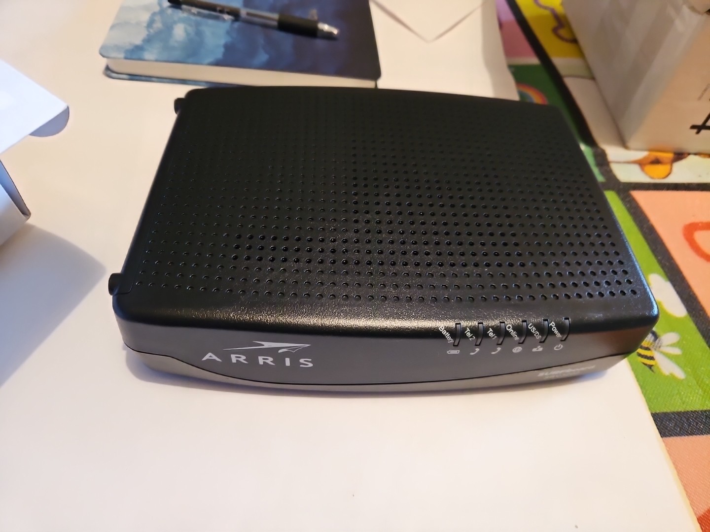 ARRIS SBV3202 Docsis 3.0 Voice Cable Modem – Black