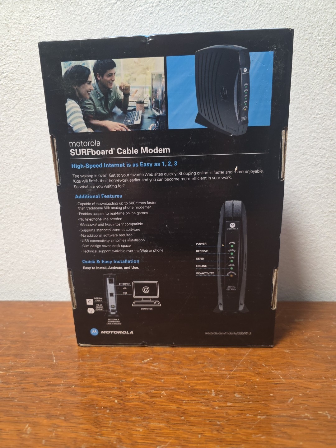 Motorola SURFboard Cable Modem SB5101U Brand New Open Box