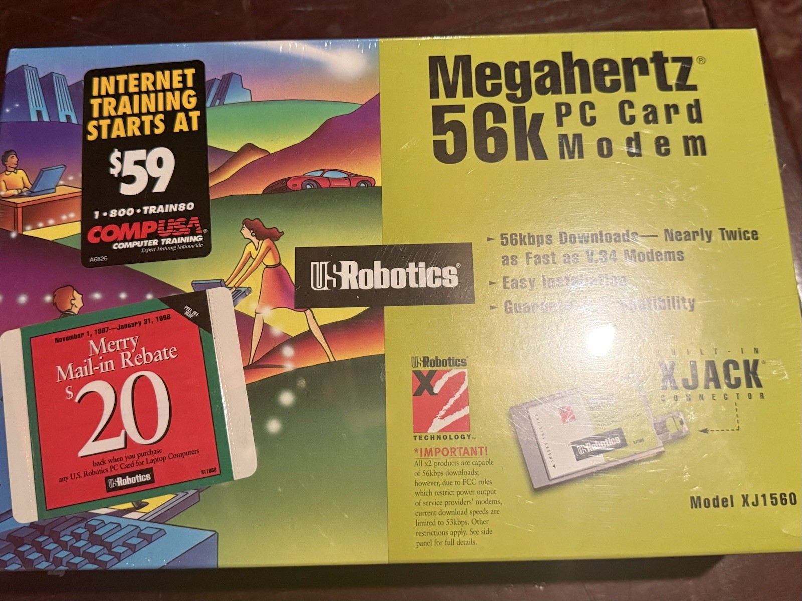 US Robotics 56K Faxmodem Model XJ1560
