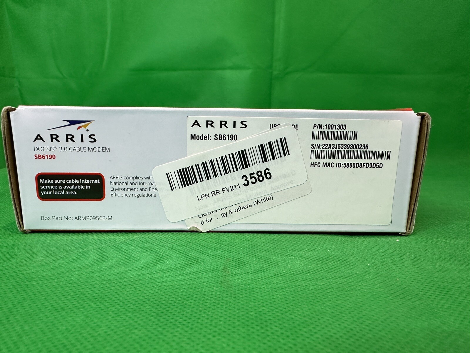 ARRIS Surfboard Cable Modem SB6190 Open As Is See Photos