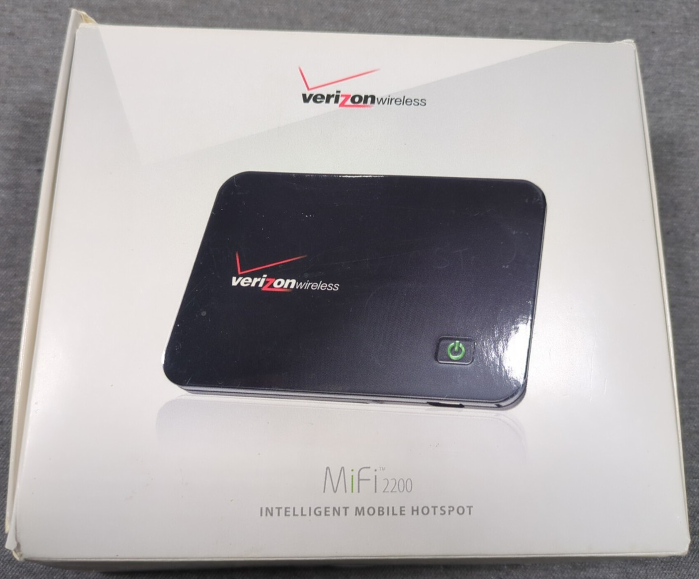 Verizon Wireless MiFi 2200 3G WiFi Hotspot Charger & Case Included Needs battery