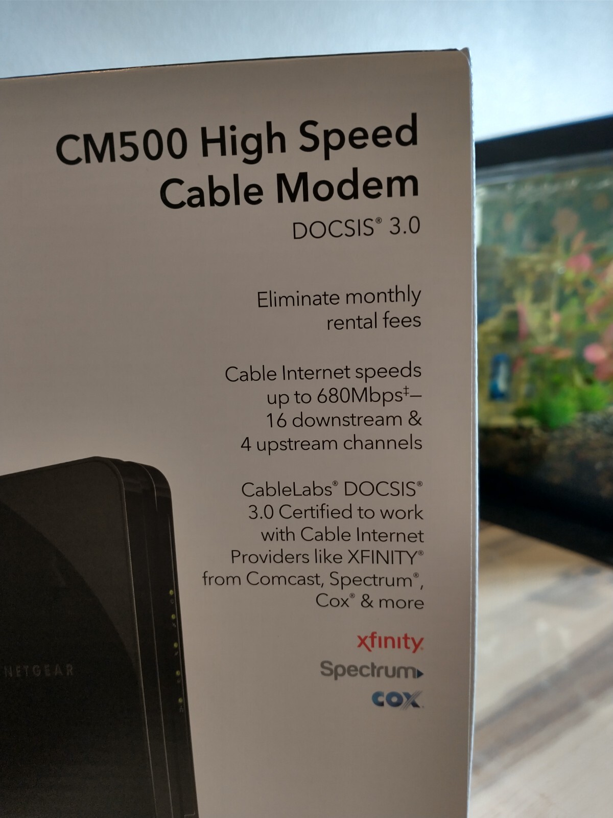 NETGEAR CM500 (CM500100NAS) 680 Mbps DOCSIS 3.0 Cable Modem