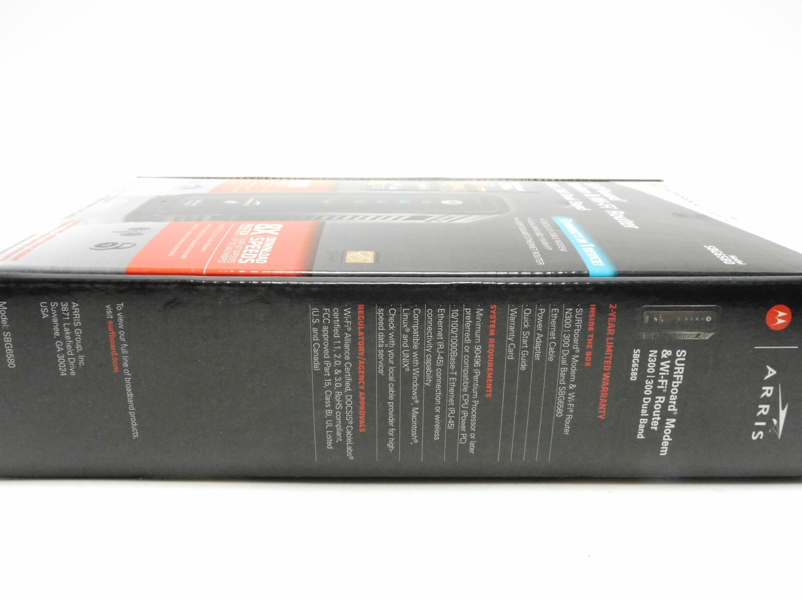 Motorola SBG6580 Arris Surfboard DocSis 3.0 Cable Modem and Wifi Router