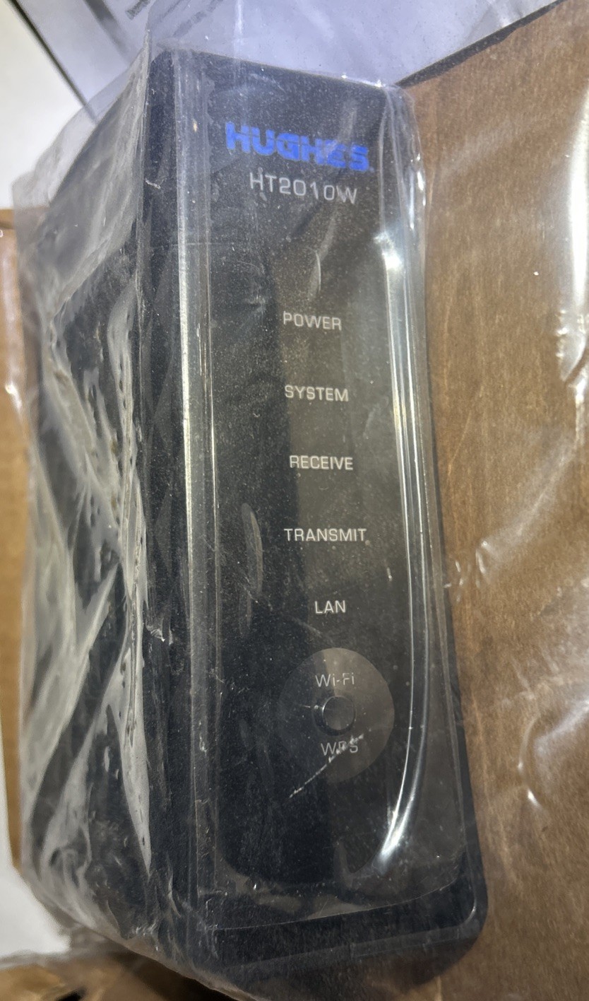 HughesNet HT2010W Satellite Modem Router Kit & Power Supply
