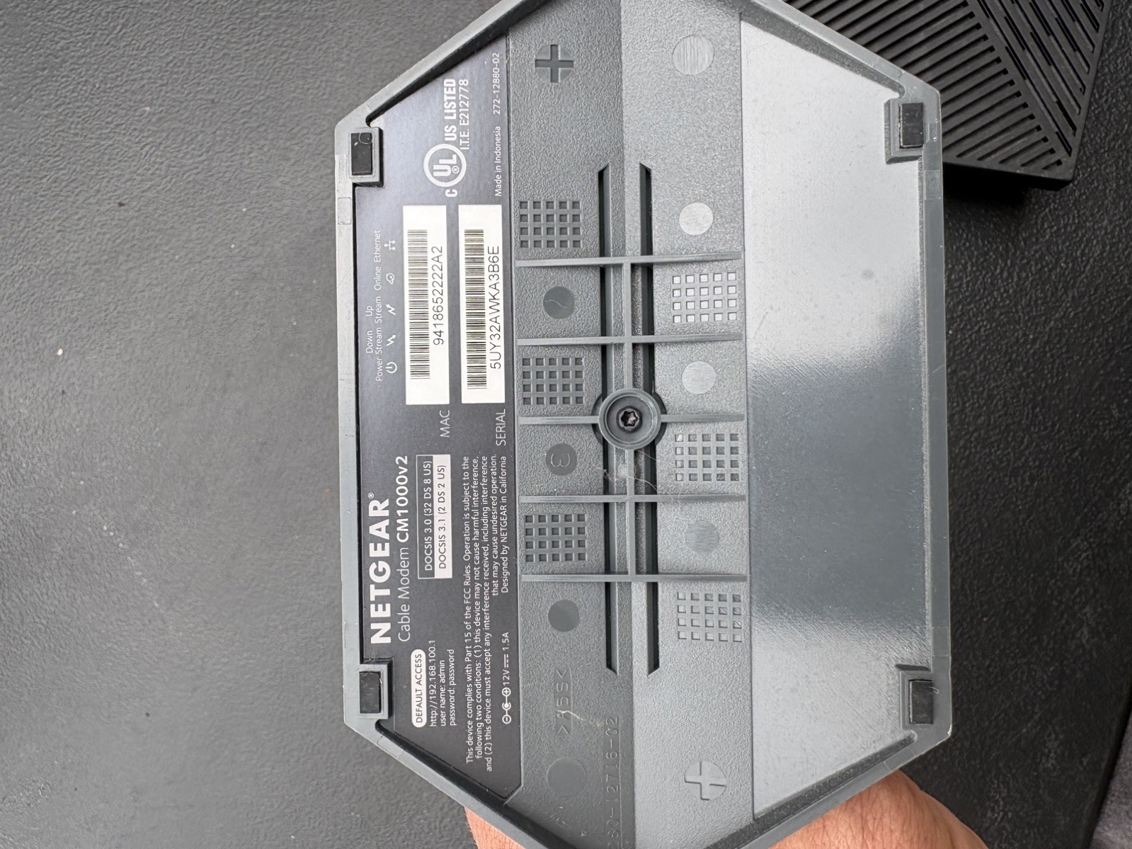NETGEAR-CM1000v2-Gigabit High Speed Cable Modem