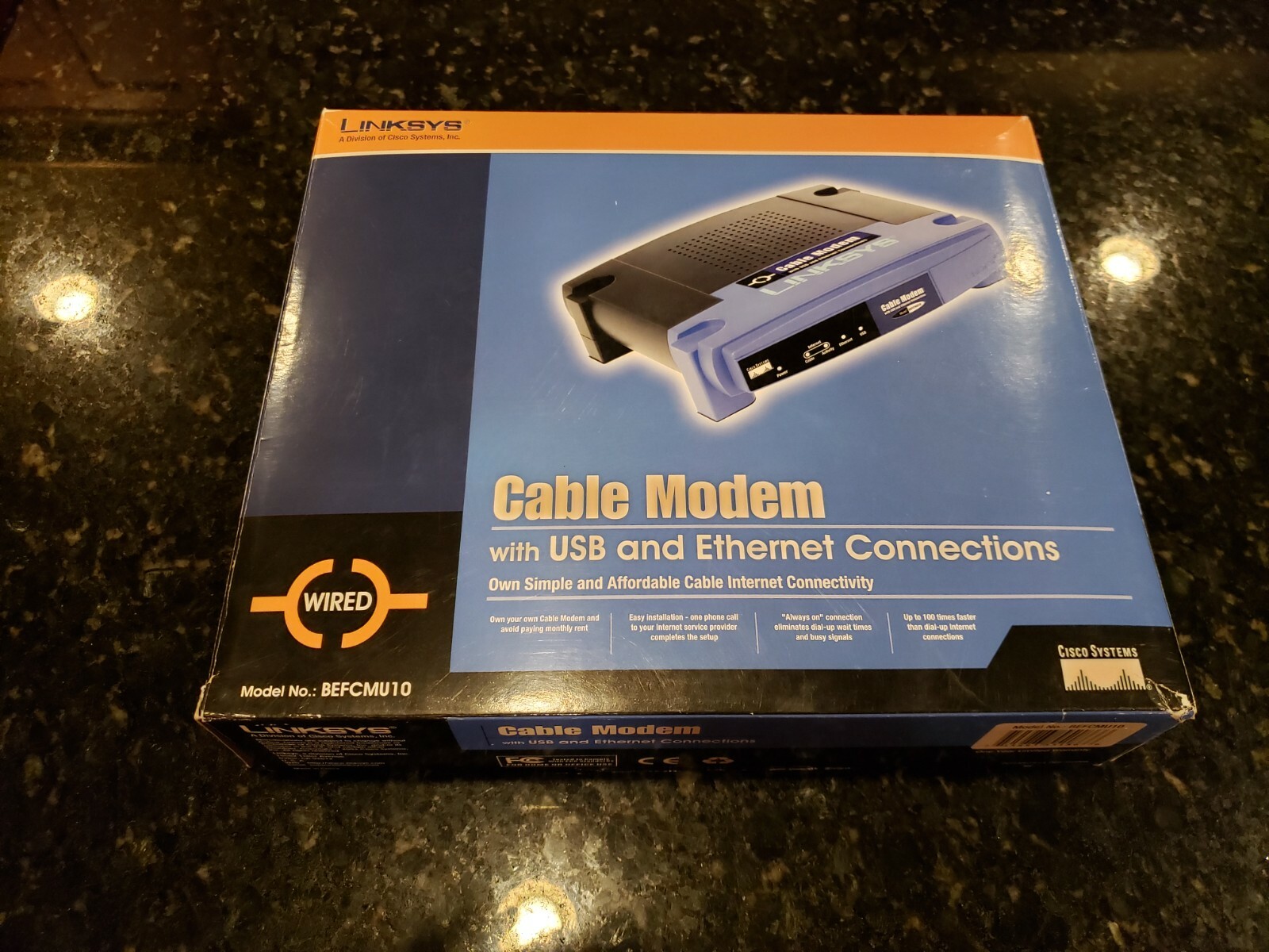 Cisco-Linksys BEFCMU10 Ethernet Cable Modem