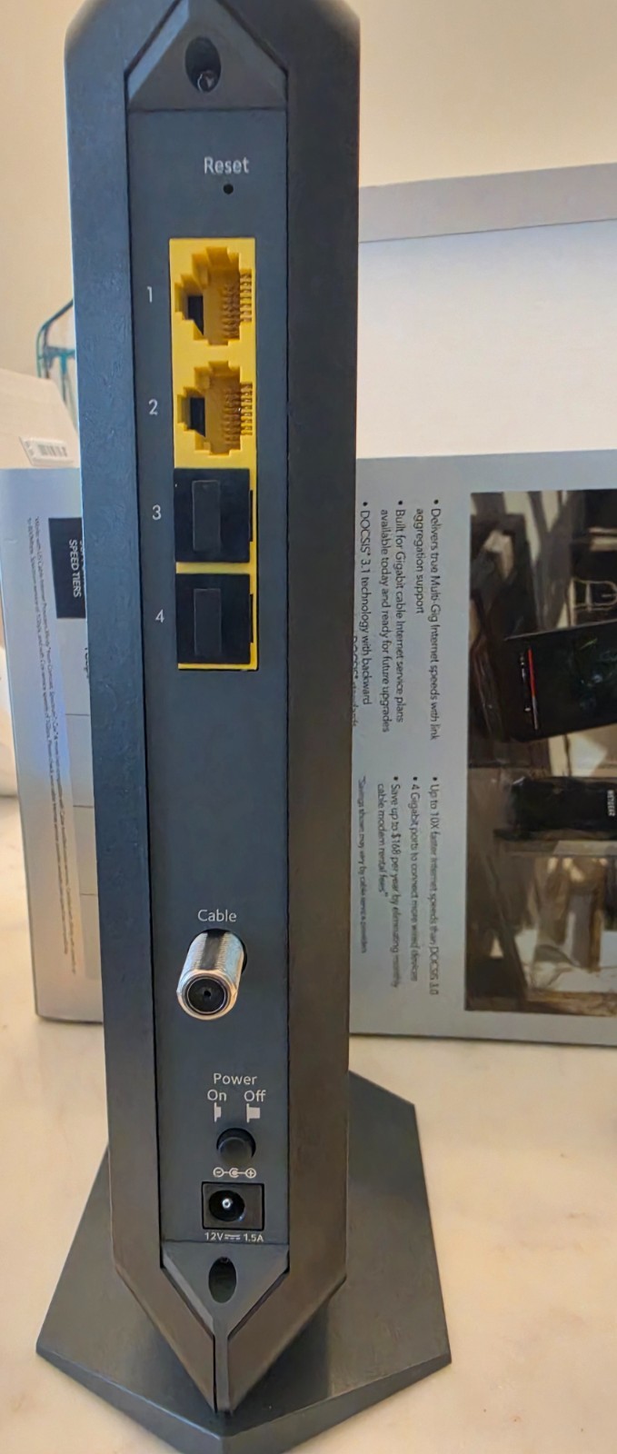 NETGEAR Nighthawk CM1200 DOCSIS 3.1 Cable Modem – Tested, Complete, Fast Shippin