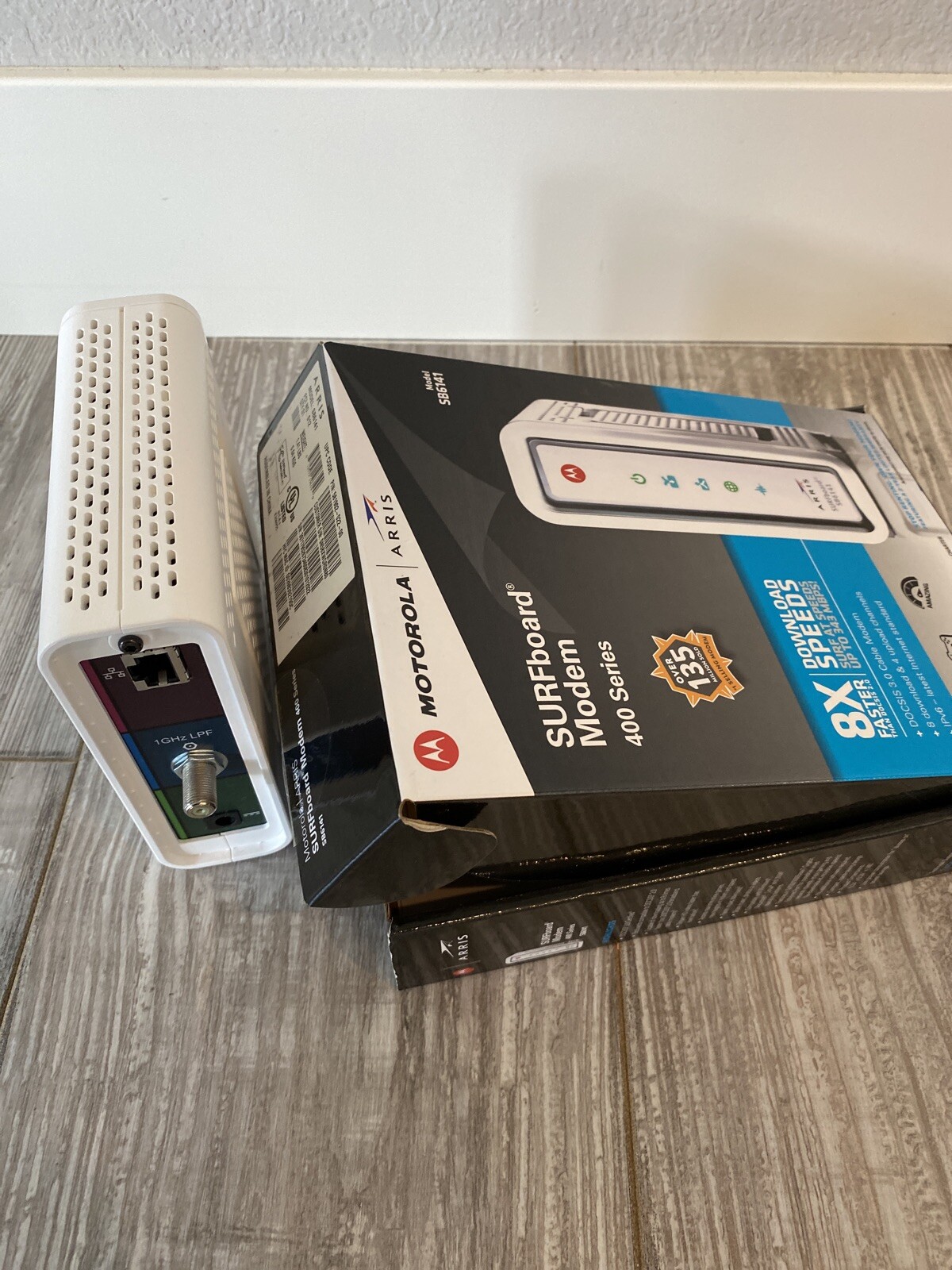 Motorola SURFboard SB6141 (581902-022-00) 351.23 Mbps