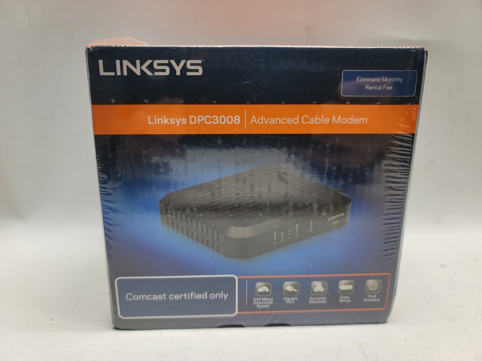 Linksys DPC3008 DOCSIS 3.0 Advanced Cable Modem Comcast Only New