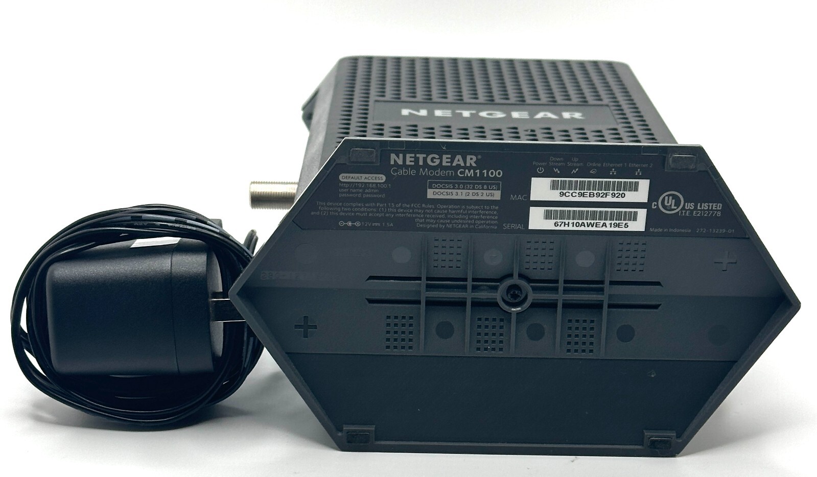 NETGEAR Nighthawk CM1100 Cable Modem
