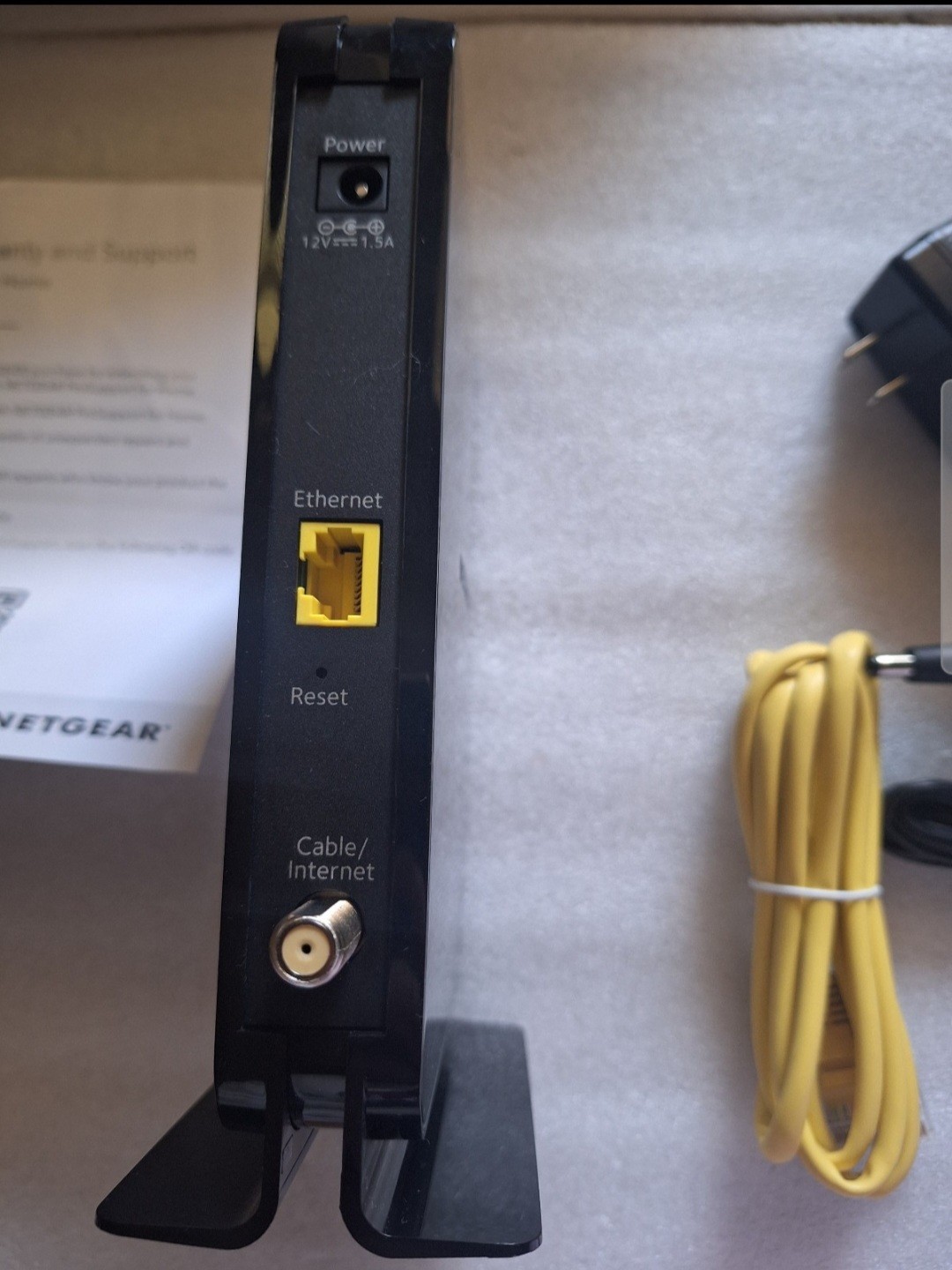 NETGEAR CM500 Cable Modem DOCSIS 3.0 Up to 400Mbps (Xfinity Spectrum Cox) Used