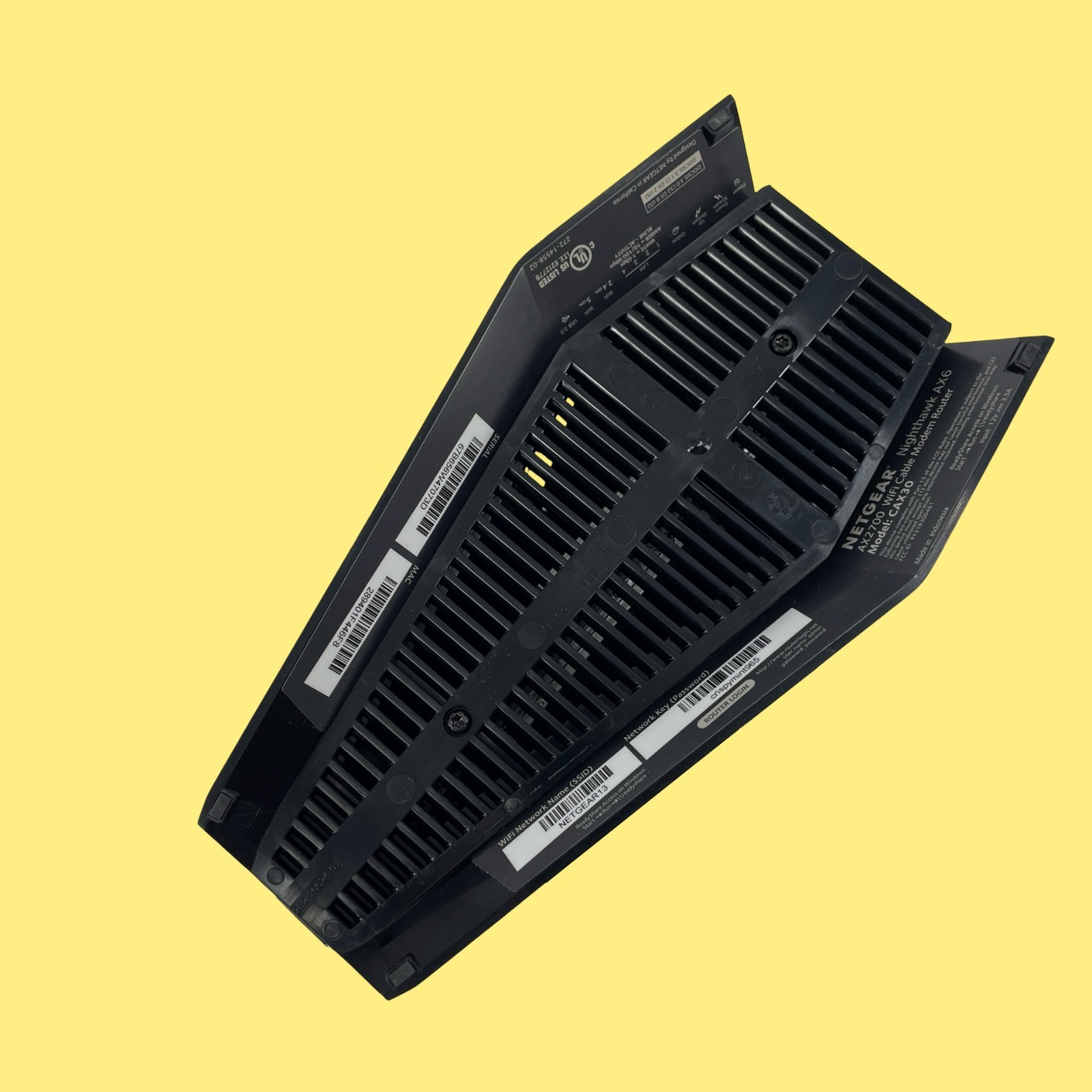 FOR PARTS Netgear Nighthawk AX6 CAX30 AX2700 Wifi Cable Modem #5266 z39b26