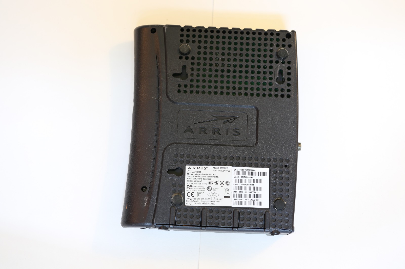 Arris Model TM502G Wireless Telephony Modem