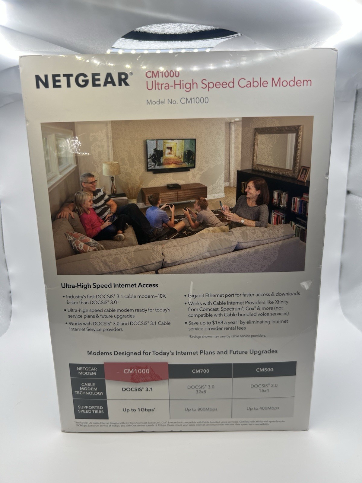 NETGEAR CM1000 Ultra-High Speed Cable Modem (CM1000-100NAS)… FREE S&H!