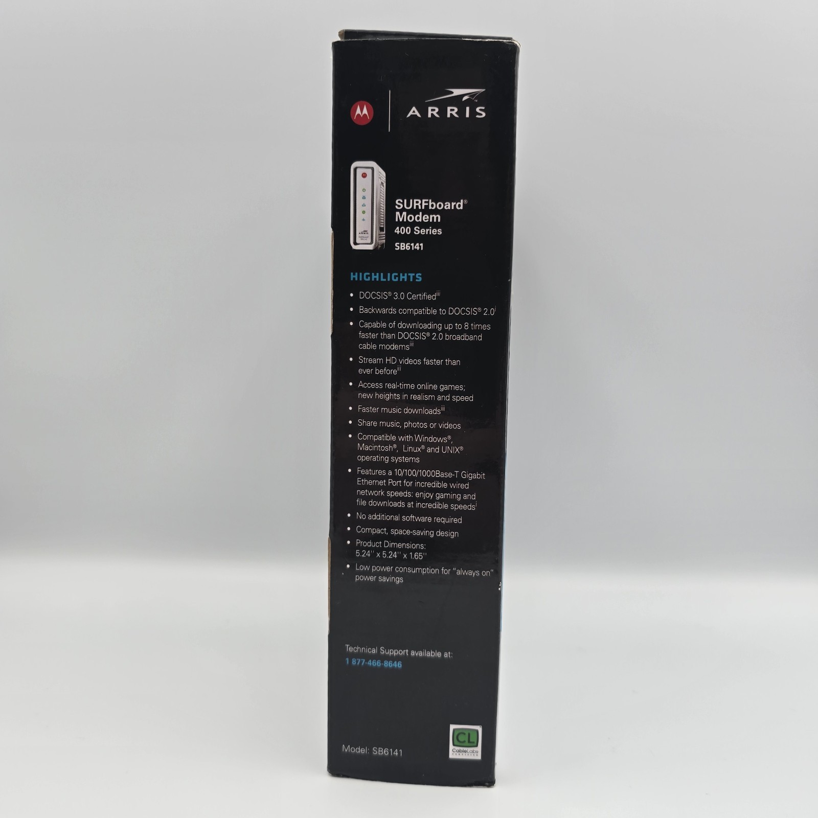 Motorola Arris SURFboard Modem 400 Series SB6141 343 Mbps DOCSIS 3.0 Ethernet