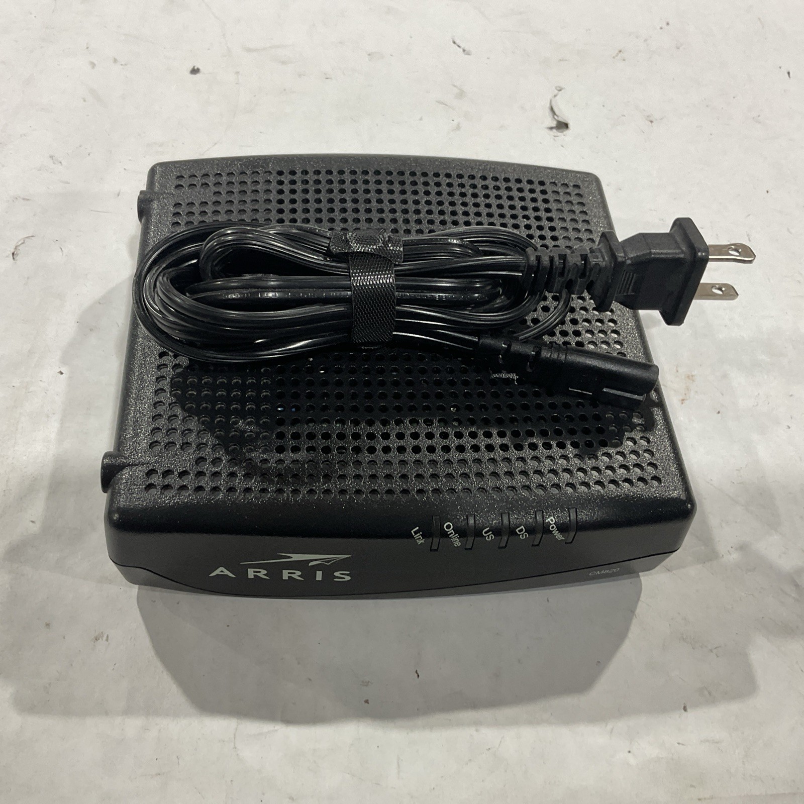 ARRIS Model: CM820A TC00DLD820 CM820A/NA DOCSIS 3.0 Cable Modem w/ Power Cord