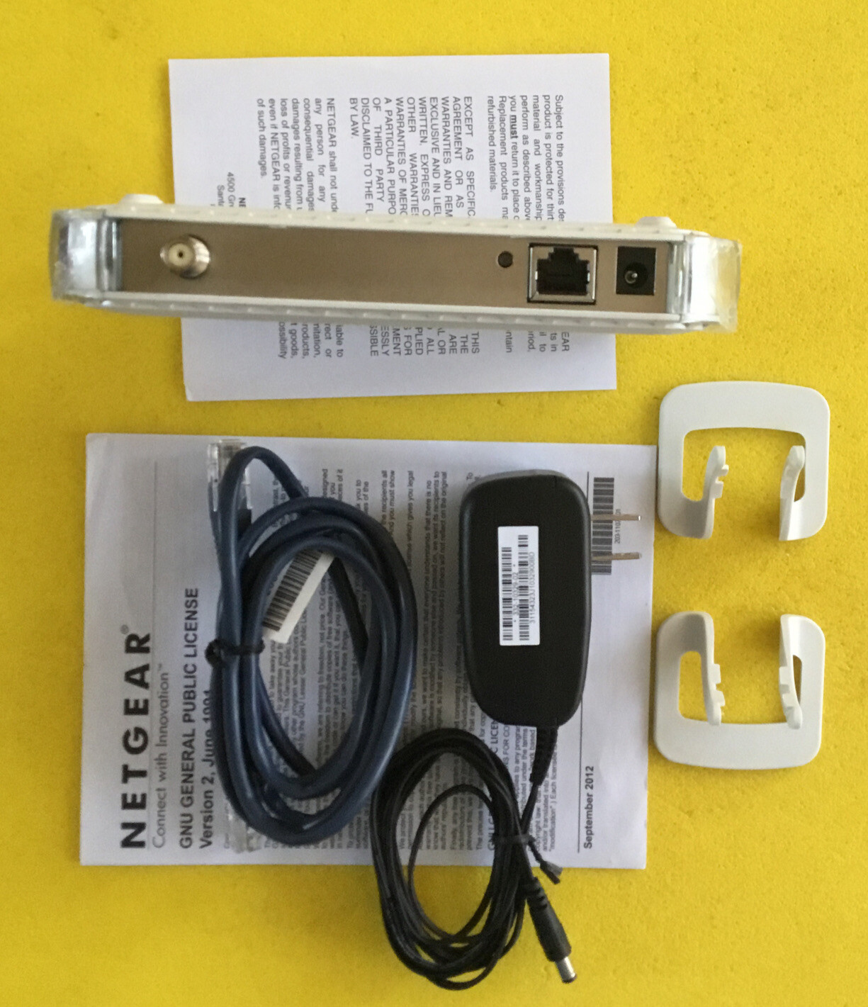 NETGEAR Modem CMD31T-100NAR (4×4) Cable Cox, Cable vision Restore settings——-12