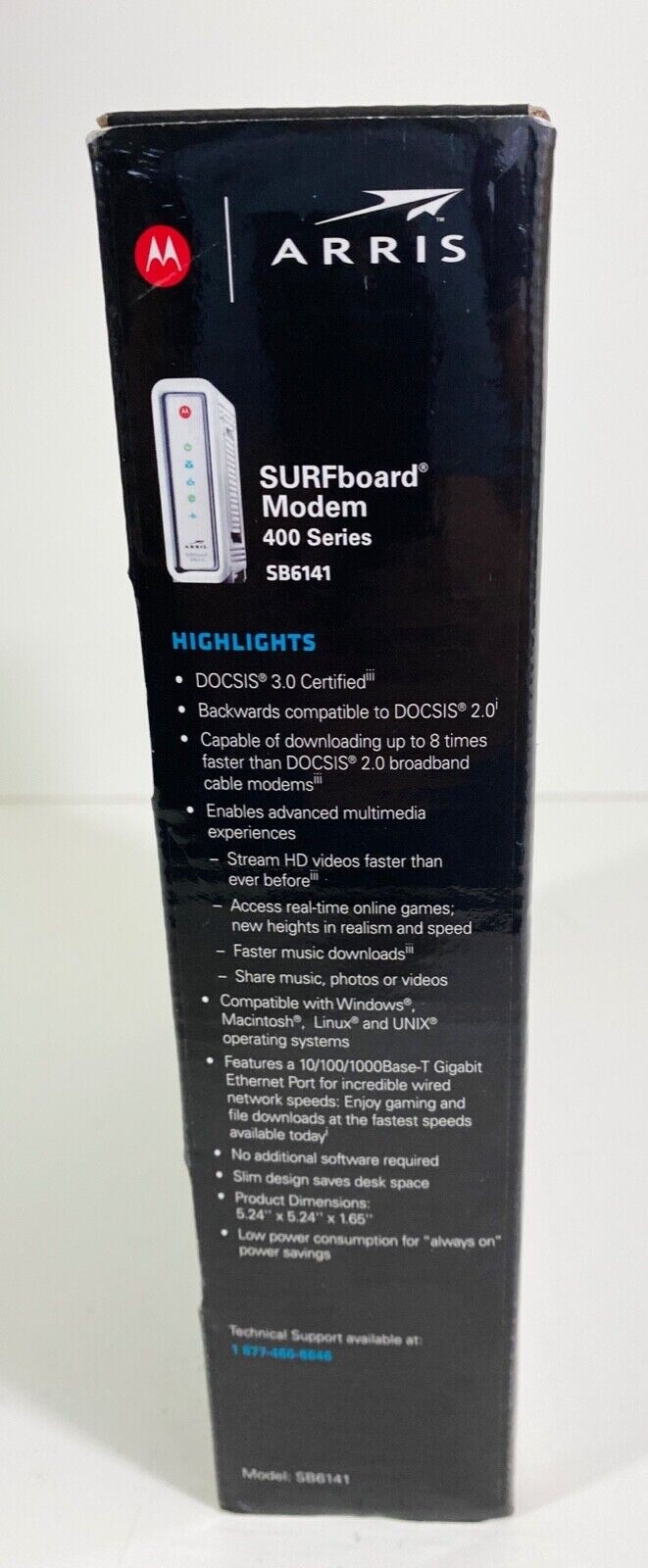 Motorola ARRIS SURFboard SB6141 DOCSIS 3.0 Cable Modem White (SEE PHOTOS)
