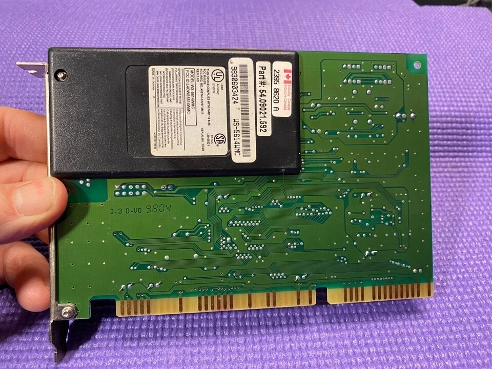 Lucent Technologies ISA Modem/Fax WS-5614WMC