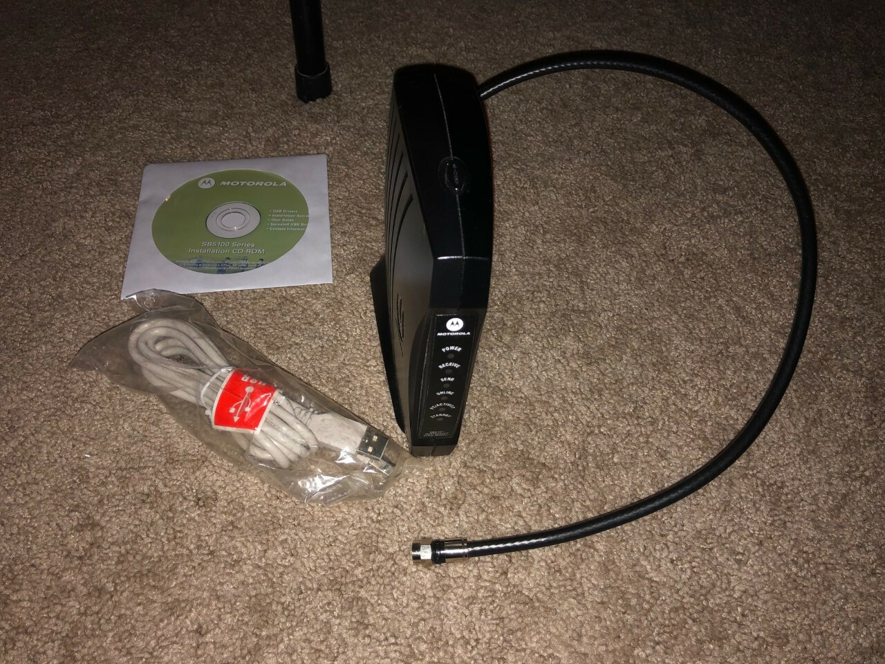 Motorola SURFboard SB5101 (SB515290-087-00) 38 Mbps – Comcast – No Power Cord