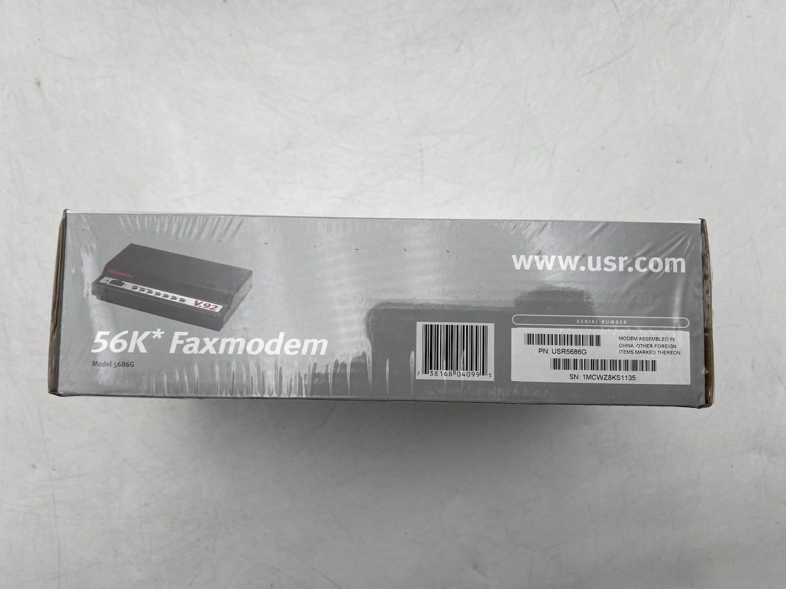 USRobotic 5686G V92 & V90 External Faxmodem USR5686G